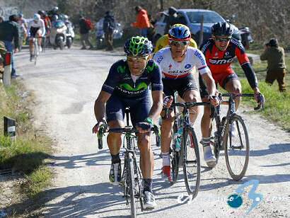 Strade Bianche: Valverde: "No he llegado al final con la fuerza que me hubiese gustado"