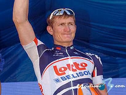 Andr Greipel, primer lder del Tour de Omn al ganar la etapa inaugural