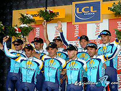 El equipo Astana, preparado para afrontar el Eneco Tour 2009