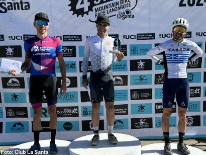 Ismael Ventura y Tessa Kortekaas siguen al frente en la 4 Stage MTB Race Lanzarote