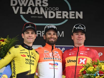 Filippo Ganna frustra a Van Aert y le arrebata la victoria en A Trav�s de Flandes