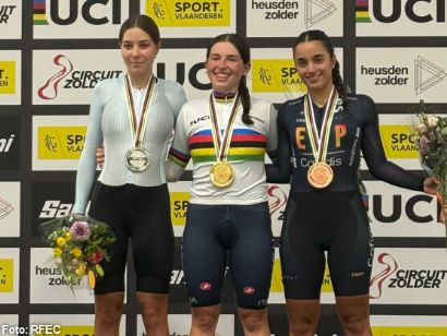 Adriana Vargas conquista el bronce en la Eliminaci�n del Mundial J�nior de Pista
