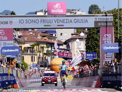 Giro de Italia: Alberto Bettiol: "Una victoria ante mi familia que recordar� siempre"