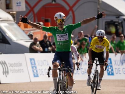 O Gran Cami�o: Alessandro Pinarello: "Esta victoria me da mucha confianza para la temporada"