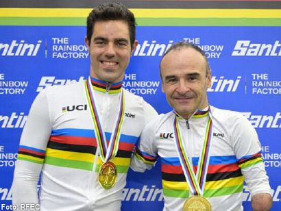 Ricardo Ten y Alfonso Cabello abren el Mundial de Pista Paralmpico con dos oros para Espaa