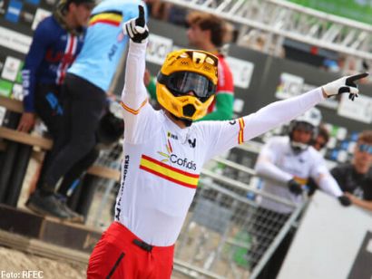 Ángel Suárez, el mejor español en el descenso élite de los Mundiales con una 7ª posición