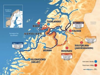 La Arctic Race de Noruega presenta un desafiante recorrido para su undécima edición