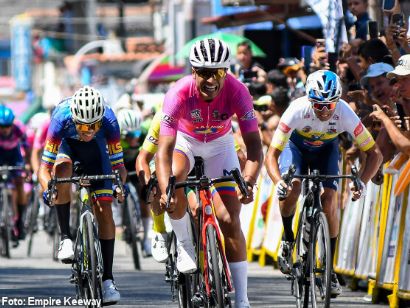 Arlex Méndez conquista la tercera etapa de la Vuelta al Táchira; Jhonny Araujo mantiene el liderato