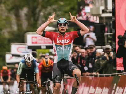 Arnaud De Lie consigue la victoria en la Tro Bro Leon