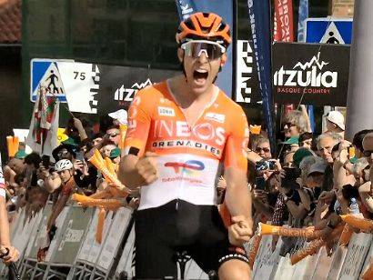Axel Laurance doblega a Igor Arrieta en Basauri y Paul Seixas salva el liderato en la Itzulia