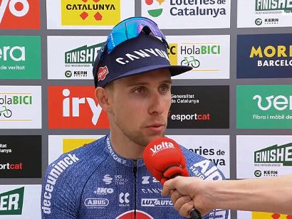 Volta a Catalunya: Axel Laurance, Tadej Pogacar, Juanpe López y Óscar Rodríguez tras la 5ª etapa