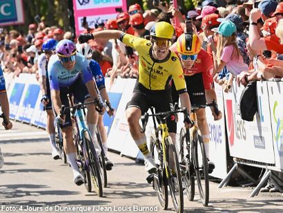 Axel Zingle se impone al sprint en Amiens y es el primer líder de los 4 Días de Dunkerque