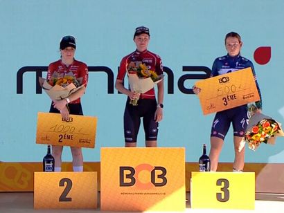 Linda Riedmann se impone al sprint en la Binche-Chimay-Binche Femenina