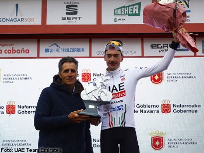 GP Miguel Induráin: Brandon McNulty: "Mi confianza está por las nubes después de esta victoria"