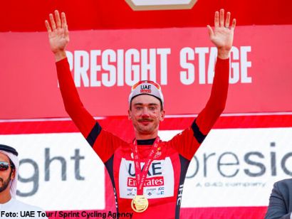 UAE Tour: Brandon McNulty, nuevo líder tras ganar la contrarreloj