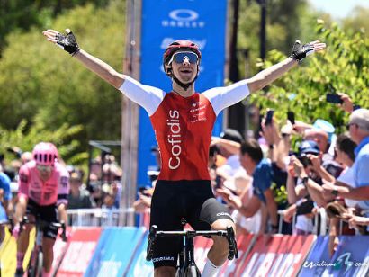 Tour Down Under: Bryan Coquard: "Ha sido increíble"