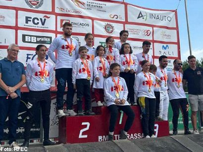 Terrassa corona a los nuevos campeones de Espaa de BMX Racing 2025