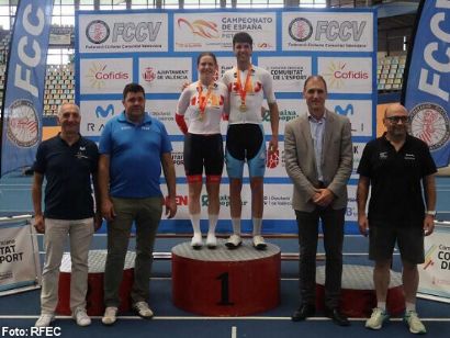 Izzy Escalera brilla con dos ttulos en el arranque del Campeonato de Espaa de Pista en Valencia