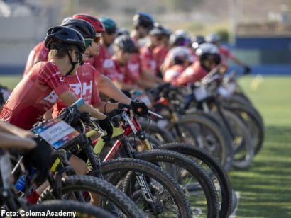 El Campus de Verano MTB Carlos Coloma re�ne en La Nuc�a a 110 j�venes ciclistas de seis pa�ses