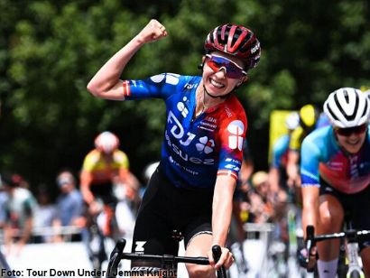 Tour Down Under Femenino: Cecilie Uttrup Ludwig asume el liderato en la segunda etapa
