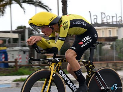 Visma-Lease a Bike sorprende en la Tirreno-Adriático con su nuevo casco de contrarreloj