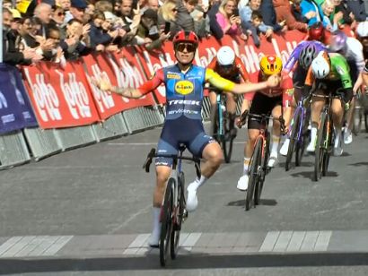 Clara Copponi se impone con autoridad en la Ronde de Mouscron