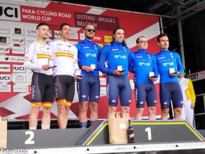 La Selección Española cierra con 7 medallas la Copa del Mundo de Ciclismo Paralímpico en Ostende