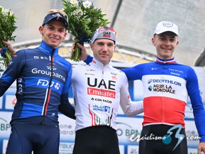 Marc Hirschi conquista la 77ª Coppa Agostoni en un sprint a cuatro