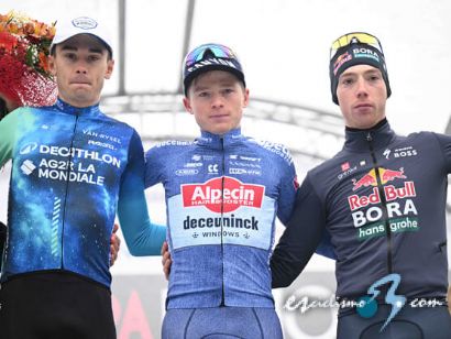 Stan Van Tricht logra su primera victoria profesional en la Coppa Bernocchi, Roger Adrià tercero