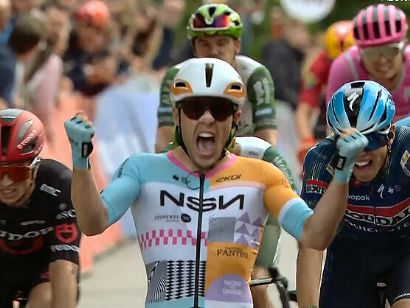 Corbin Strong gana el Circuito Franco-Belga con un largo sprint en Mont-de-l'Enclus
