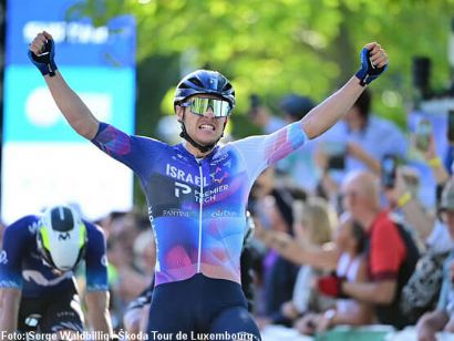 Corbin Strong, primer líder del Tour de Luxemburgo 2023