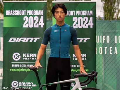 El campen de Asia junior correr con el equipo Finisher