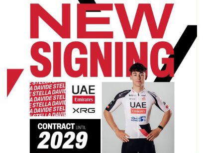 Davide Stella asciende al UAE Emirates-XRG con un contrato de tres a�os
