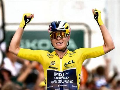Demi Vollering gana la �ltima etapa y la general del Tour de Francia Femenino