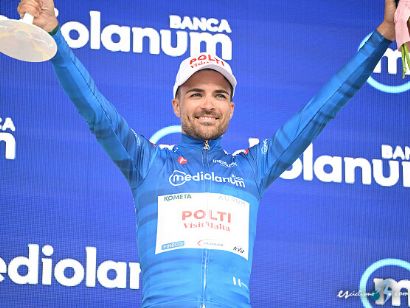 Giro de Italia: Diego Pablo Sevilla: "Ten�a el objetivo de estrenar la primera maglia de la monta�a"