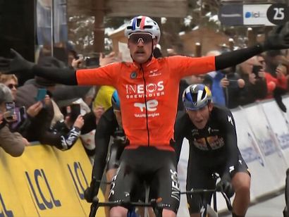 Godon se impone en la etapa recortada de Isola, Vingegaard mantiene el liderato en la Par�s-Niza