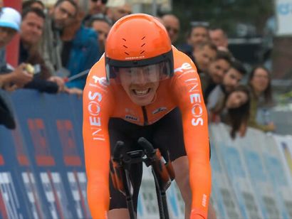 Dorian Godon gana el pr�logo del Tour de Romand�a y se viste de l�der