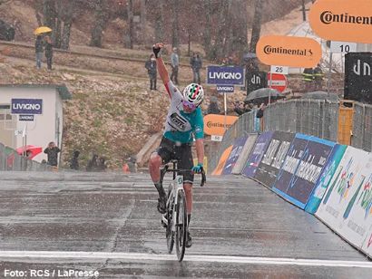 Giro de los Abruzos: Edison Callejas conquista la etapa reina y Georg Zimmermann se viste de líder