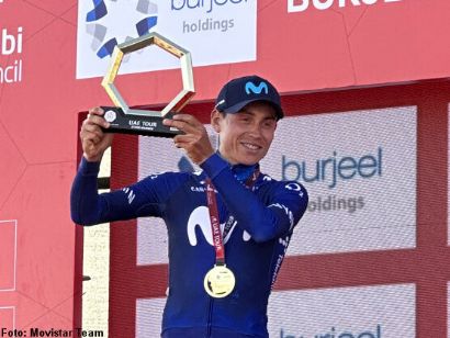 UAE Tour: Einer Rubio se impone en Jebel Jais, Remco Evenepoel se viste de rojo