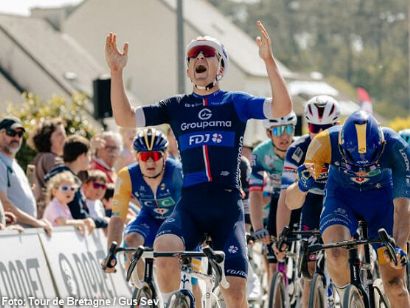 Tour de Bretaña: Eliott Boulet vence en Plonéour-Lanvern y Ronan Augé asume el liderato