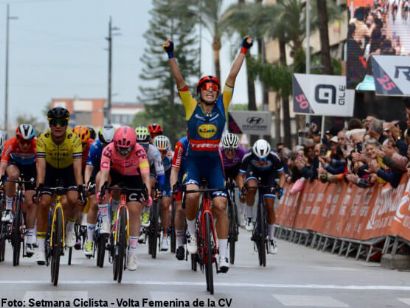 Elisa Balsamo, primera líder de la Setmana Ciclista Valenciana 2024
