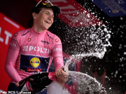 Giro de Italia Femenino: Elisa Longo Borghini gana la crono inaugural y se viste de rosa