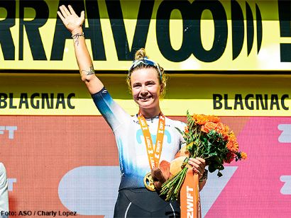 Tour de Francia Femenino: Emma Norsgaard le da la segunda victoria al Movistar Team