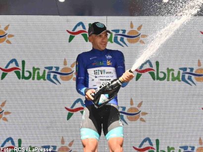 Enrico Zanoncello, ajustado primer líder del Giro de los Abruzos
