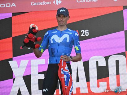 Vuelta a Espa�a: Enric Mas: "Es una pena la ca�da de Pogacar"
