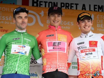 Neilson Powless se hace con la Estrella de Bessèges y Mads Pedersen con la contrarreloj final