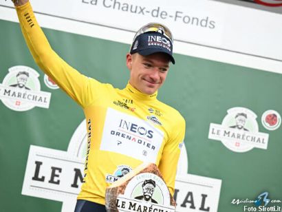 Tour de Romandía: Ethan Hayter gana en La Chaux-de-Fonds y se viste de amarillo
