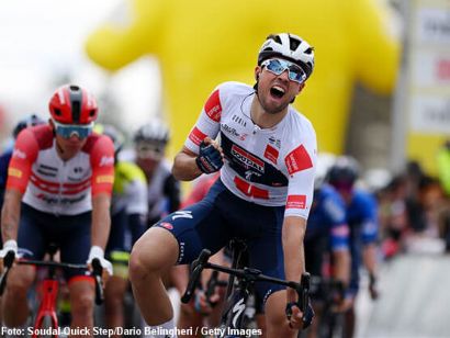 Tour de Romandía: Ethan Vernon: "Disfrutaré llevando el maillot amarillo el jueves"