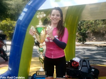 Fabiana Candelas se corona campeona juvenil de la Vuelta a Venezuela Femenina