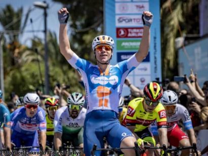 Fabio Jakobsen, primer líder del Tour de Turquía 2024